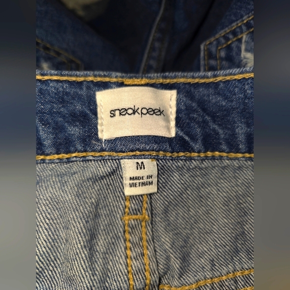 Sneak Peek High Rise 90's Fit Denim Short- size Medium- NWT - Picture 4 of 6